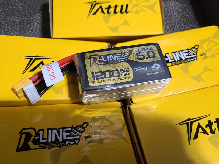 Tattu 6S 1200mAh R-Line 5 by FlyHighFPV |Mechfpv of Shenzhen Wholesale & OEM thumbnail
