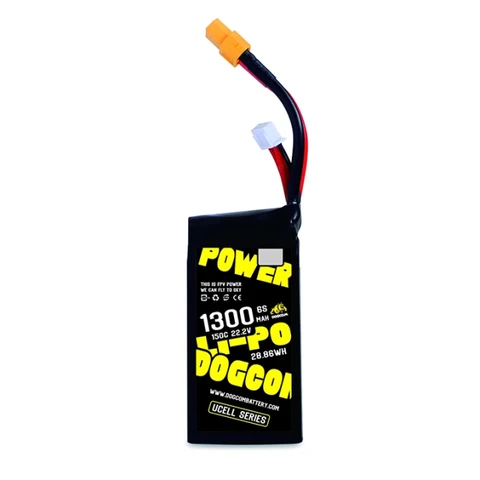 Dogcom 6S 1300mAh XT60 |Mechfpv of Shenzhen Wholesale & OEM