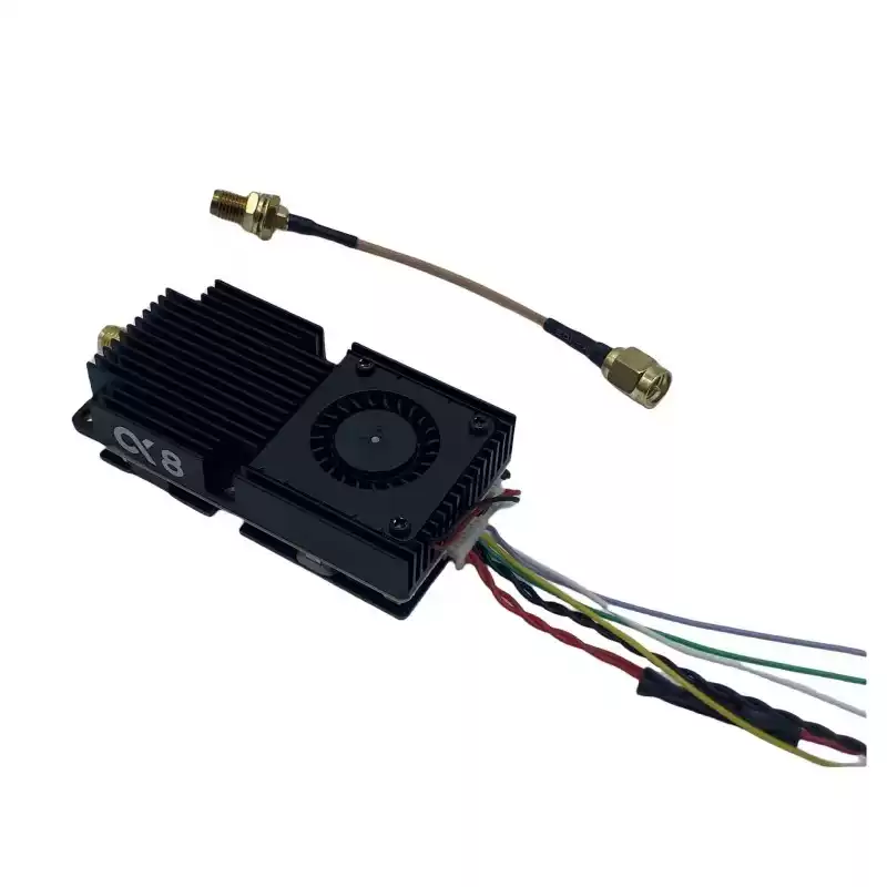 AKK ALPHA 8 8W (8000mW) 5.8GHz FPV VTX Wireless Video Transmitter for FPV Racing Drone thumbnail