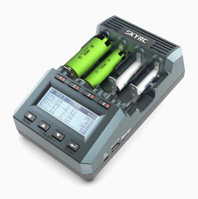 SKYRC MC3000 Smart Charger Analyzer 4 Independent Slots App Control for NiMH NiCd Li-ion LiFePO4 18650 AA AAA Battery thumbnail