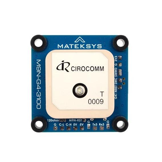 Mateksys M9N-G4-3100 GNSS Module NEO-M9N RM3100 Magnetometer DroneCAN AP_Periph for FPV Multirotor VTOL UAV Drone