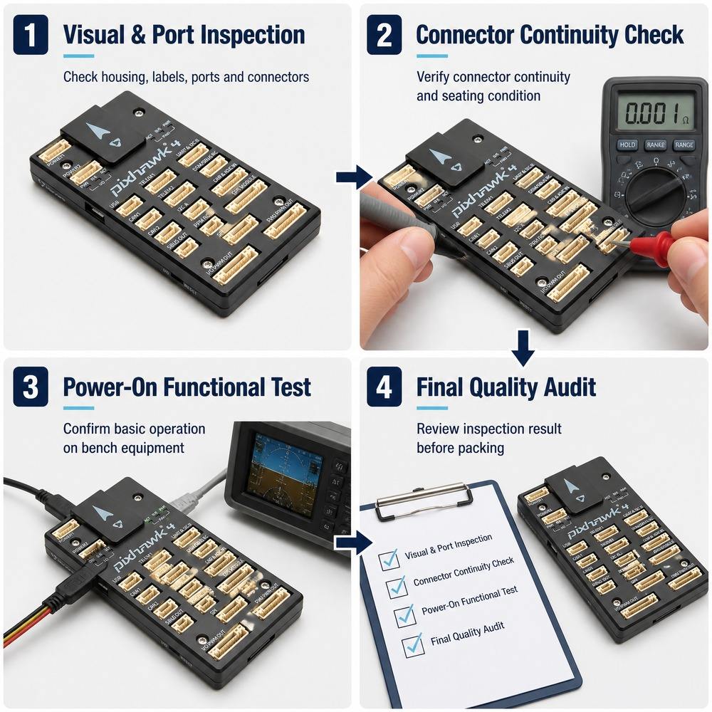 Holybro Pixhawk 4 STM32F765 Open Source PX4 Flight Controller Autopilot for Multirotor Fixed Wing VTOL UAV Drone thumbnail