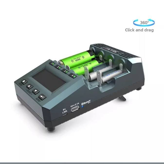 SKYRC MC3000 Smart Charger Analyzer 4 Independent Slots App Control for NiMH NiCd Li-ion LiFePO4 18650 AA AAA Battery