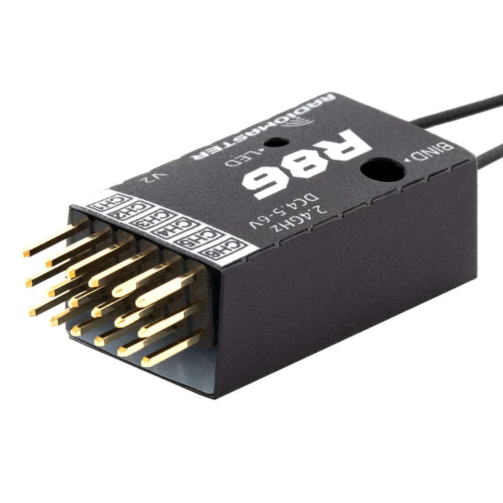 RadioMaster R86 V2 6ch Frsky D8 D16 and Futaba SFHSS Compatible PWM Receiver |Wholesale & OEM thumbnail