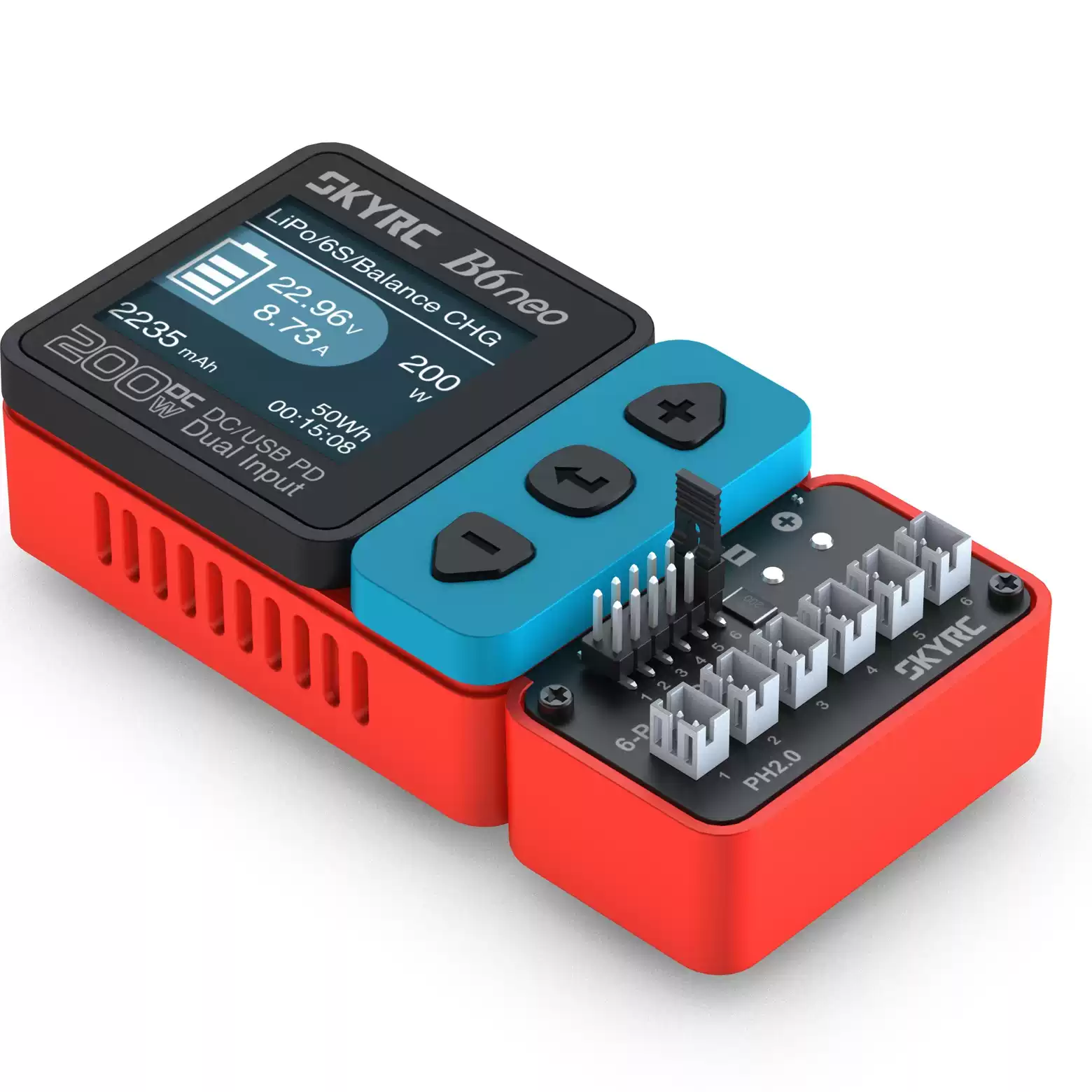 SKYRC OSH 1S LiPo Charging Expansion Hub for B6neo Charger, PH2.0 / BT2.0 Connector