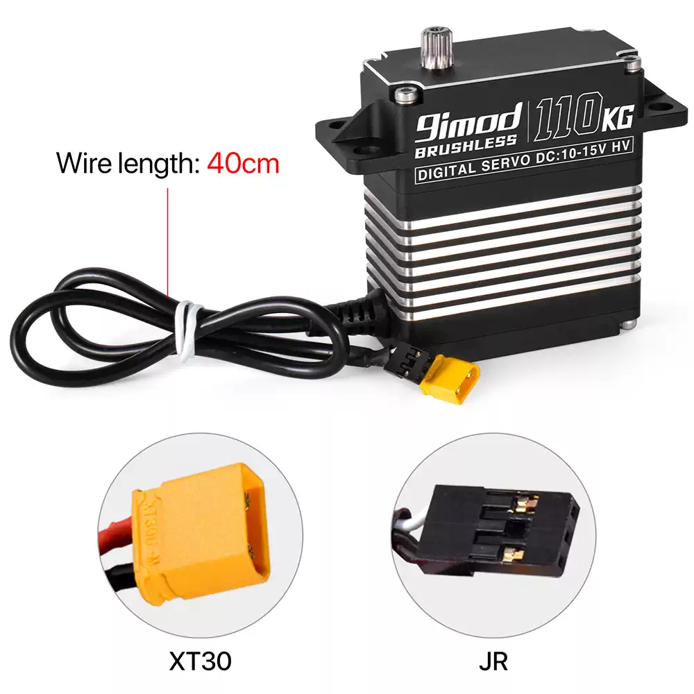 110KG Brushless Servo, Aluminum Case Digital HV Waterproof Servo thumbnail