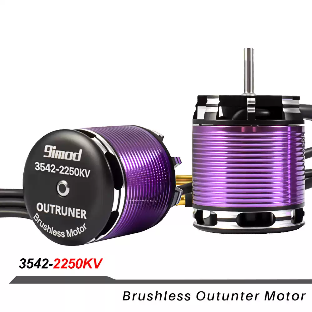 3542 Outrunner Brushless Motor Combo, AM32 80A Brushless ESC Power System for 1/10 1/12 RC Rock Crawler Cars thumbnail
