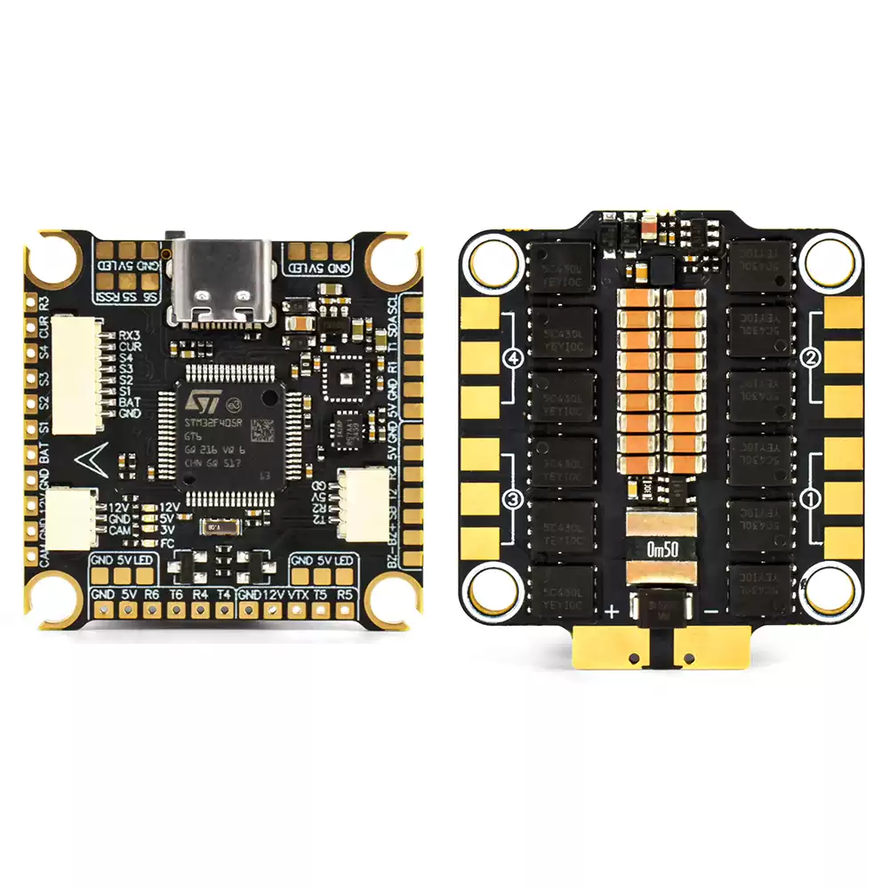 9imod F405 Flight Controller + 55A/60A 4-in-1 ESC for FPV Freestyle & Racing Quadcopter thumbnail